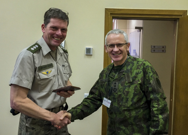 Chief of NATO Force integration Unit have visited the ENSECCOE
