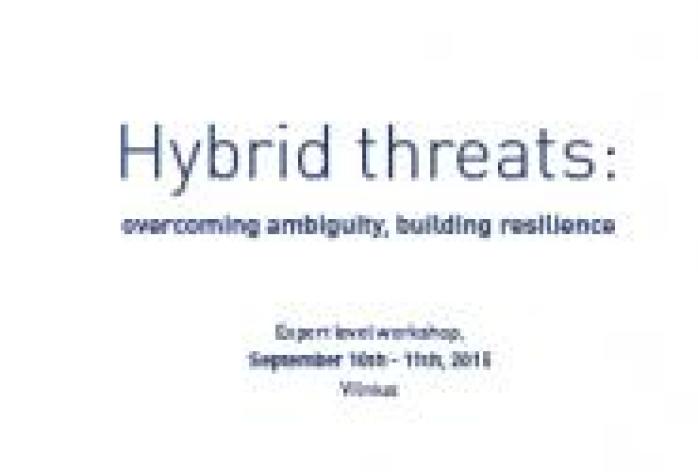 Workshop on Hybrid Threats and Energy security held in Vilnius