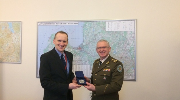 Director of the NATO ENSEC COE visited Ministry of Defence of Latvia