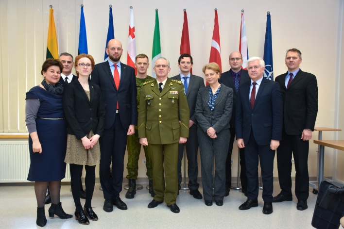 Courtesy Visit of Defence and Foreign Affairs Vice Ministers of Lithuania to ENSEC COE