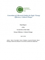 “Energy Efficiency: Cultural Change” study 