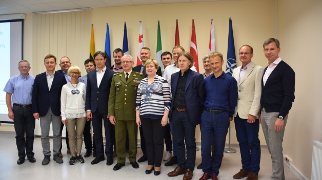 The Members of the Leader’s Club (Vadovų klubas) at the NATO ENSEC COE