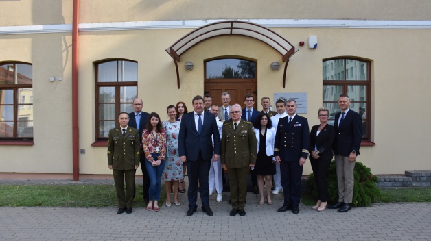 The Minister of National Defence of the Republic of Lithuania visits the NATO Energy Security...