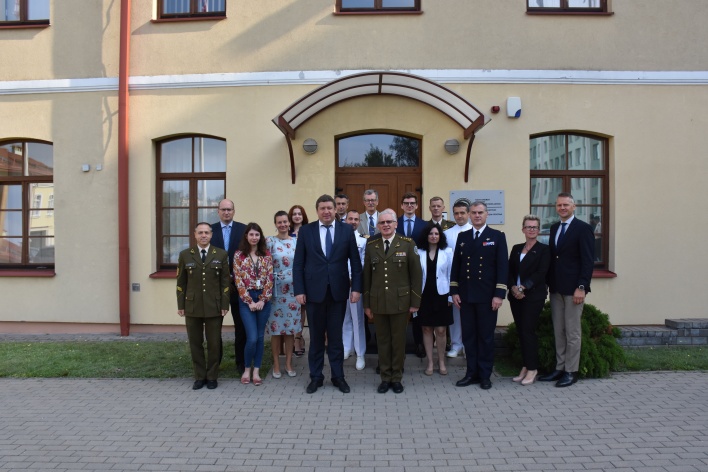 The Minister of National Defence of the Republic of Lithuania visits the NATO Energy Security...