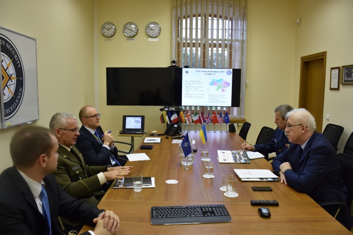 Ambassador of Ukraine to the Republic of Lithuania visit to NATO Energy Security Centre of...