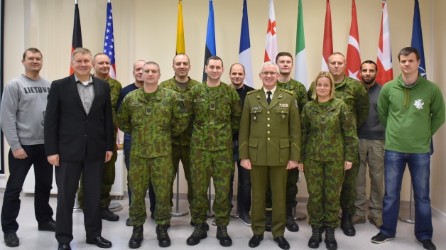 Students from Military Academy of Lithuania visit to ENSEC COE