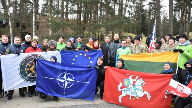 NATO ENSEC COE participated in a running event to commemorate the 13th of January 1991 victims