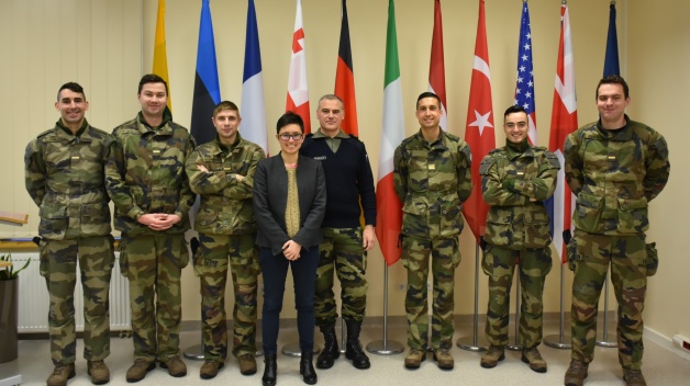 The delegation of French cadets visit the NATO Energy Security Centre of Excellence
