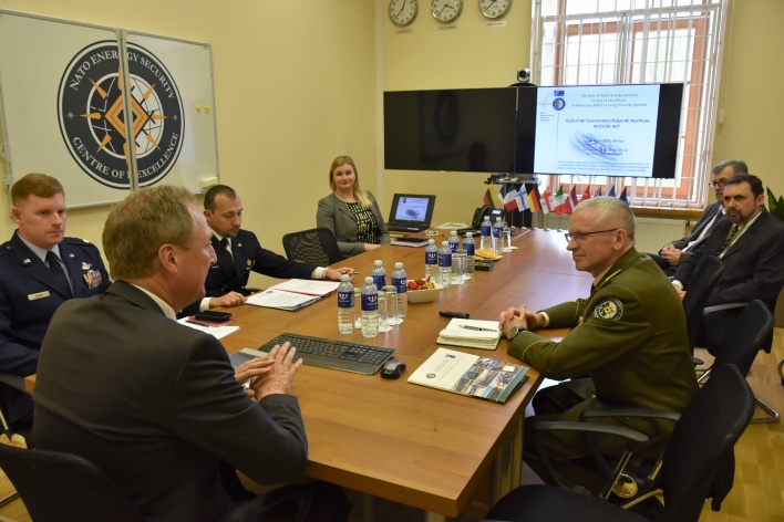 Assistant Chief of Staff for Defence Planning at the NATO ACT Air Commodore Ralph Reefman visited...
