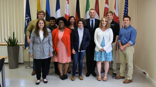 Students from the Campbell University visited the NATO ENSEC COE