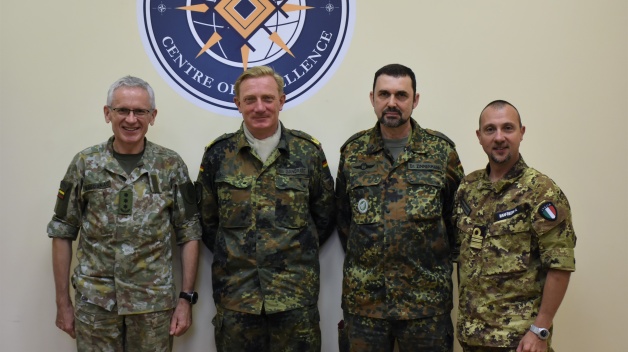 The NATO ENSEC COE welcomed Brigadier General Jurgen-Joachim von Sandrart
