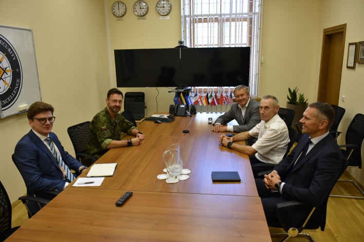 The NATO ENSEC COE welcomed former Minister of Energy of the Republic of Lithuania Mr. Arvydas...