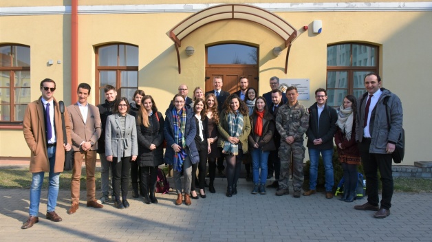 Students and Academics from the College of Europe visited NATO ENSEC COE