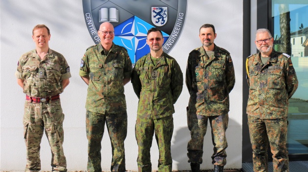 NATO ENSEC COE high ranking delegation welcomed at the MILENG COE