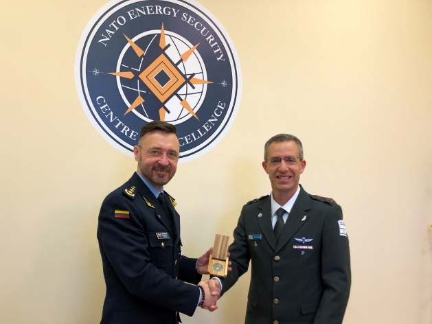 Defence Attaché accredited to BENELUX and MILREP to NATO visited NATO ENSEC COE