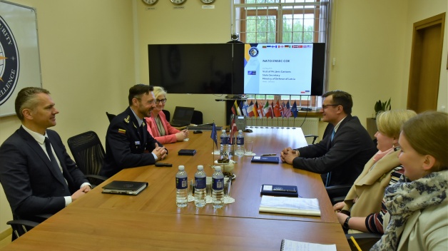 State Secretary of the Ministry of Defence of the Republic of Latvia visited NATO ENSEC COE