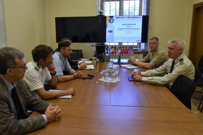 Brigadier-General Jan Blacquiere visited NATO ENSEC COE on the 3rd of June