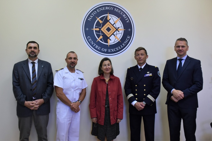 The Ambassador of Portugal in Denmark visited the NATO ENSEC COE on the 26th of June