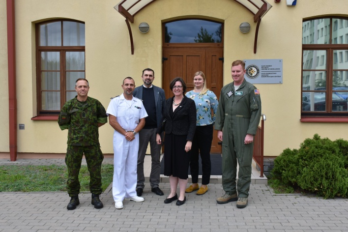 New Zealand Ambassador to the Republic of Lithuania, H.E. Mary Thurston, visited the NATO ENSEC...