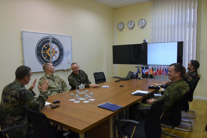 Delegation from NATO Force Integration Unit visited the NATO ENSEC COE