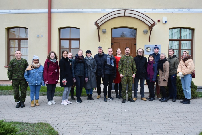 Student group from Finland visited the NATO ENSEC COE