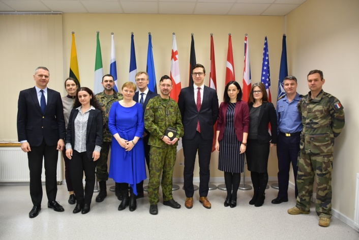 Delegation from Estonian Centre for Defence Investment and other representatives visited NATO...