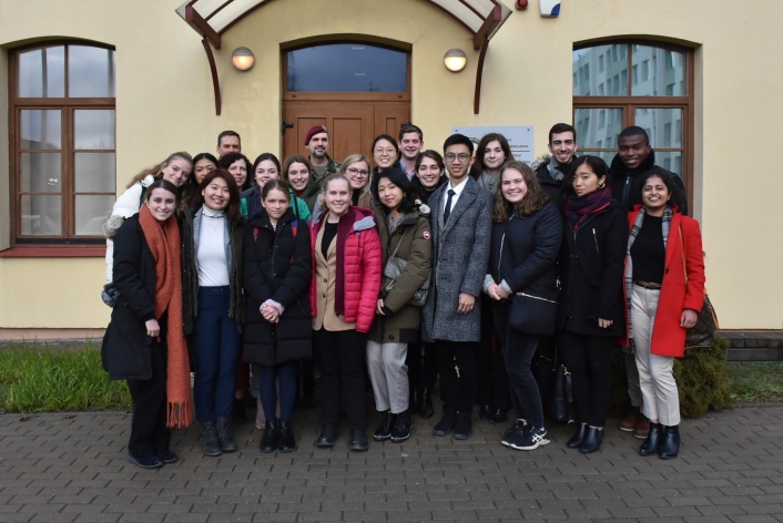 Colgate University Political Science students form US visit the NATO ENSEC COE