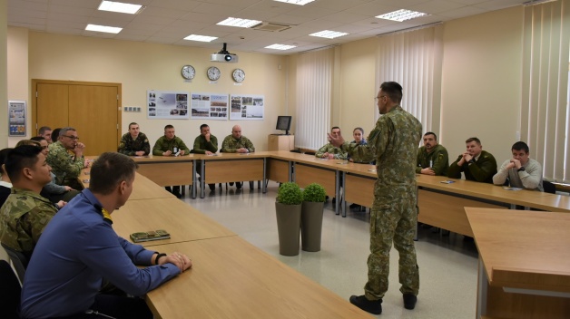 NATO ENSEC COE received a delegation of international student from Military Academy
