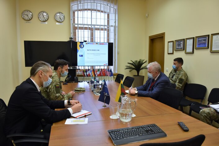 Minister of National Defence of the Republic of Lithuania visited the NATO ENSEC COE