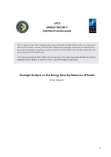 Strategic Analysis on the Energy Security Measures of Russia - Enrica Massalin