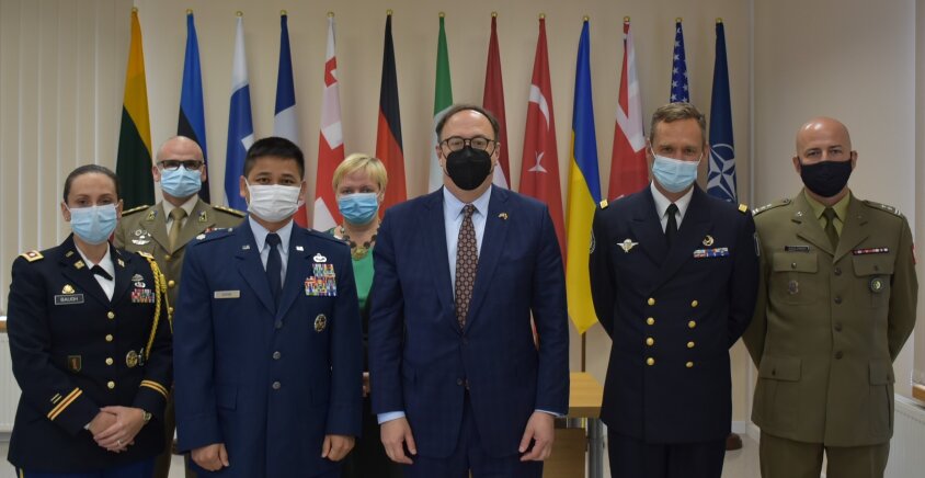 High ranking delegation from the Embassy of United States of America in Vilnius visited the NATO...