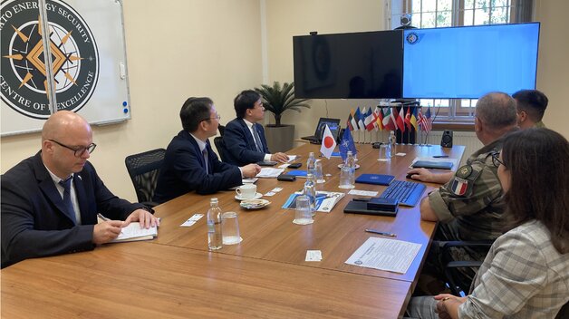 ENSEC COE was visited by Japan delegation